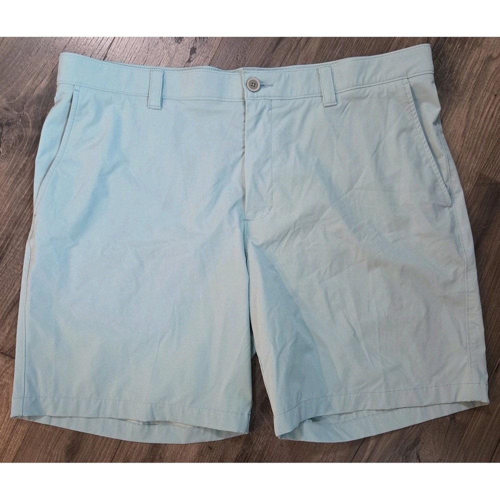 Southern Tide brrr Men's Size 40 Teal Solid Chino Shorts 8" Inseam Style 7769